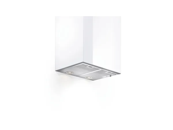 Bosch Serie | 4 DHL555BL - Hætte - tag - Niche - bredde: 50 cm - dybde: 35 cm - udtrækning og recirkulation (-) - med intern motor - metalsølv