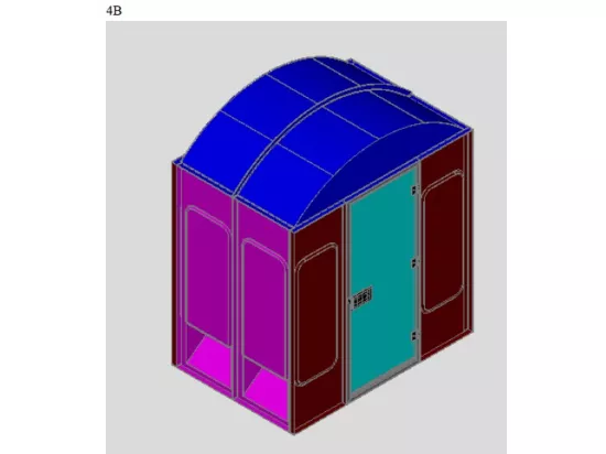 Hammam droit ILIADE 4 places avec sièges ergonomiques, panneau de contrôle extérieur et sonde de température - L190 x l 130 x H225 cm