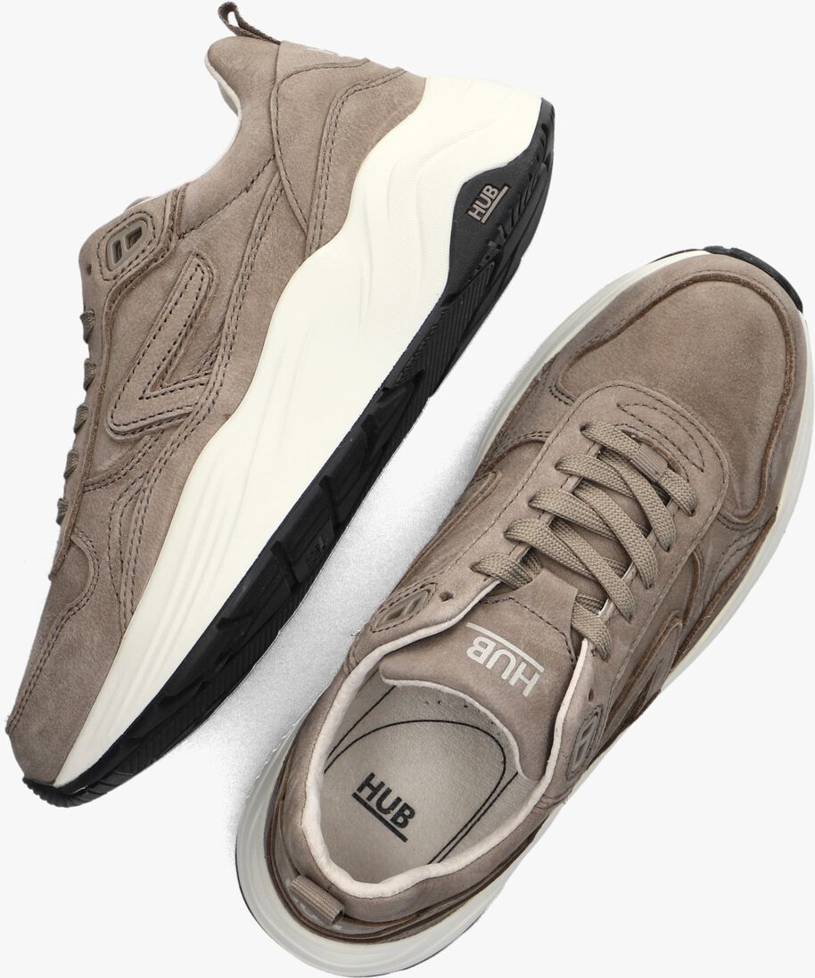 HUB taupe hub lage sneakers glide-w