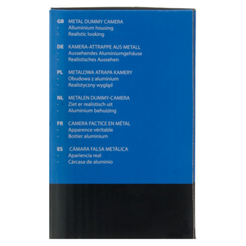 Smartwares Dummy Camera CS22D Binnen/Buiten Aluminium