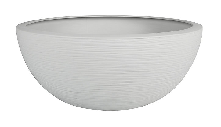 Vasque polypropylène EDA Graphit up blanc Ø 40 x h.16,5 cm