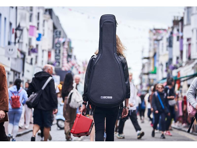 BOSS CB-AG10 für Westerngitarre Hochwertiger Gigbag für akustische Gitarren