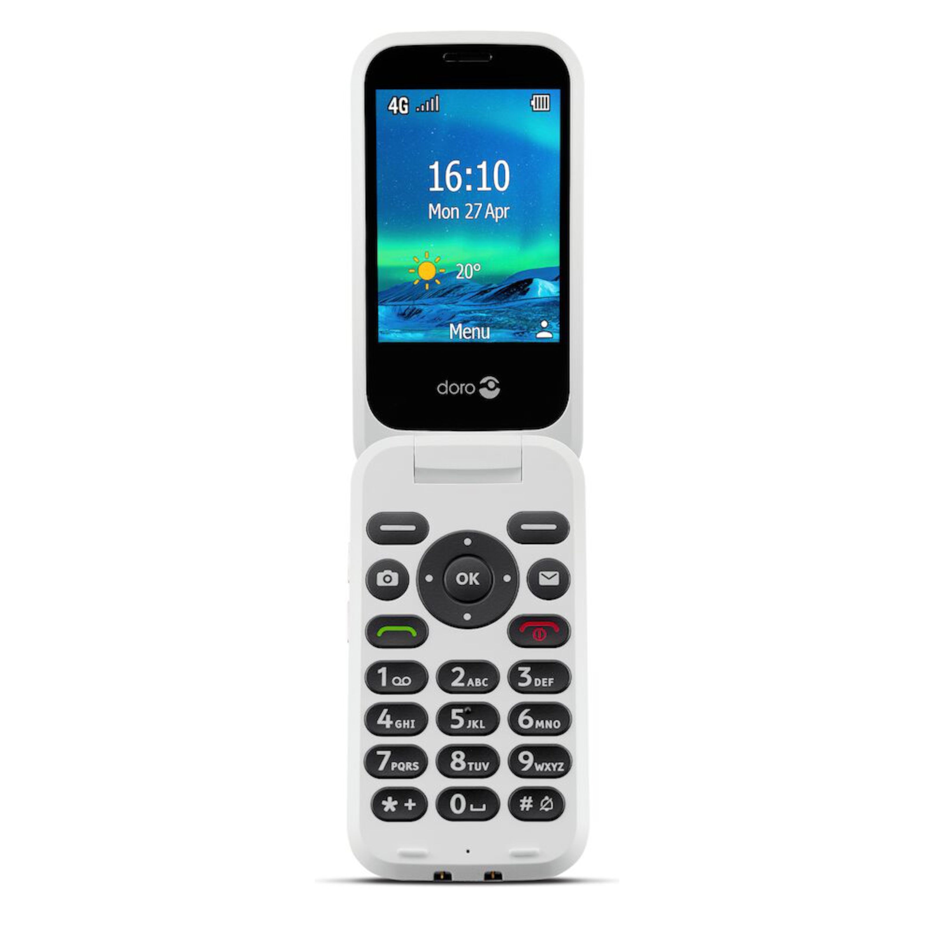 Doro 6881 Mobiltelefon med to skjermer