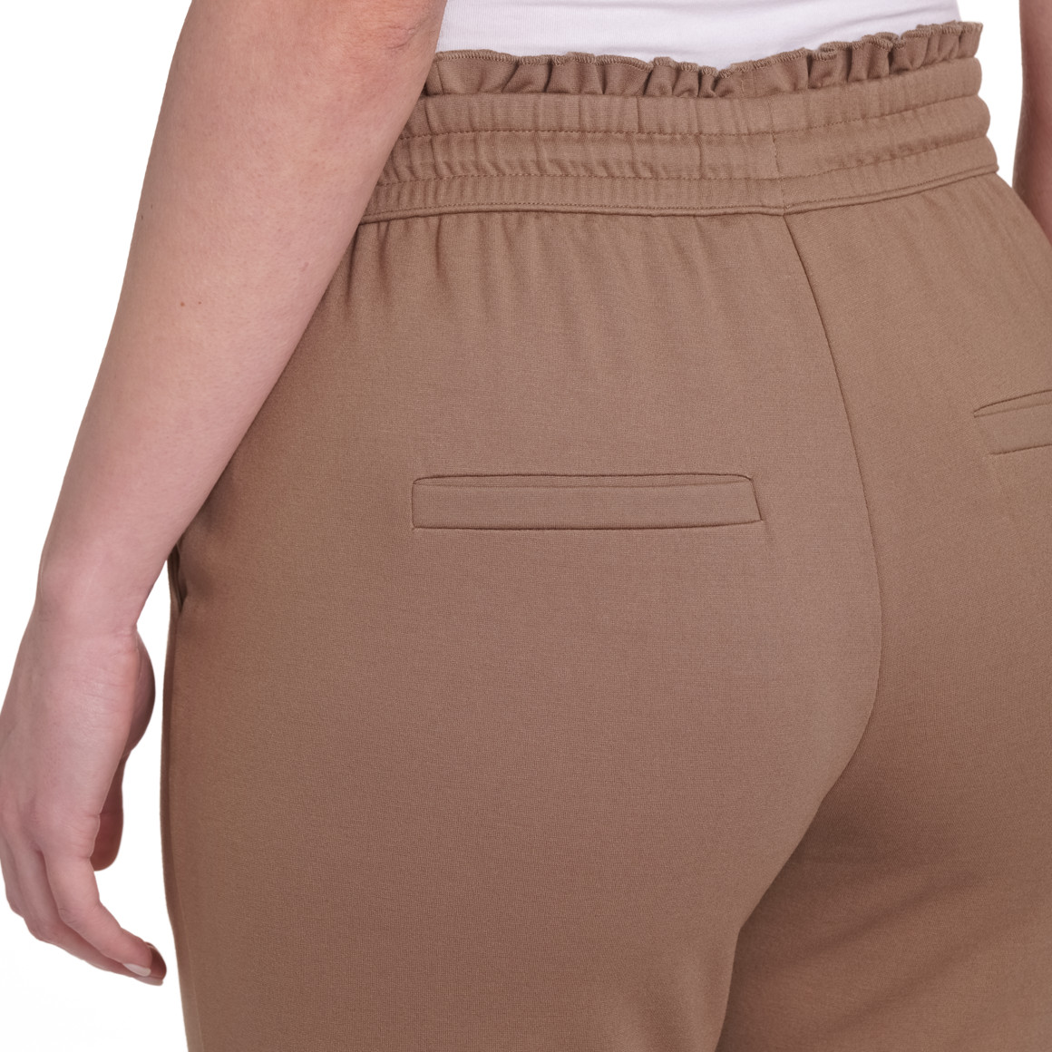 Gina Damen Jogpants mit Komfortbund braun