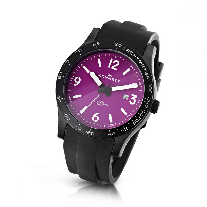 Montre Kennett Altitude Illumin8 violet et blanc