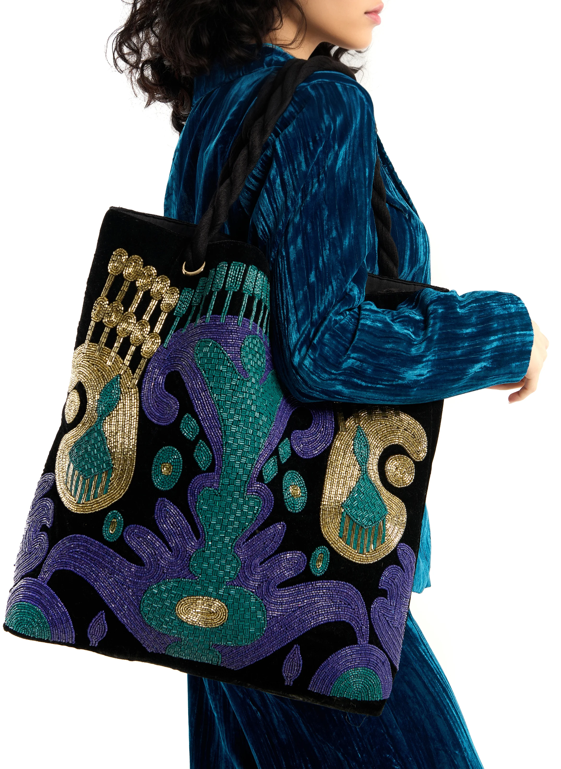 AWAKE - Sac cabas brodé | Noir