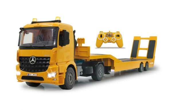 Jamara lavlaster Mercedes Arocs - On-road lastebil - elektrisk motor - 1:20 - klar for drift (RTR) - gul - 2-hjulsdrift (2WD) (405107)
