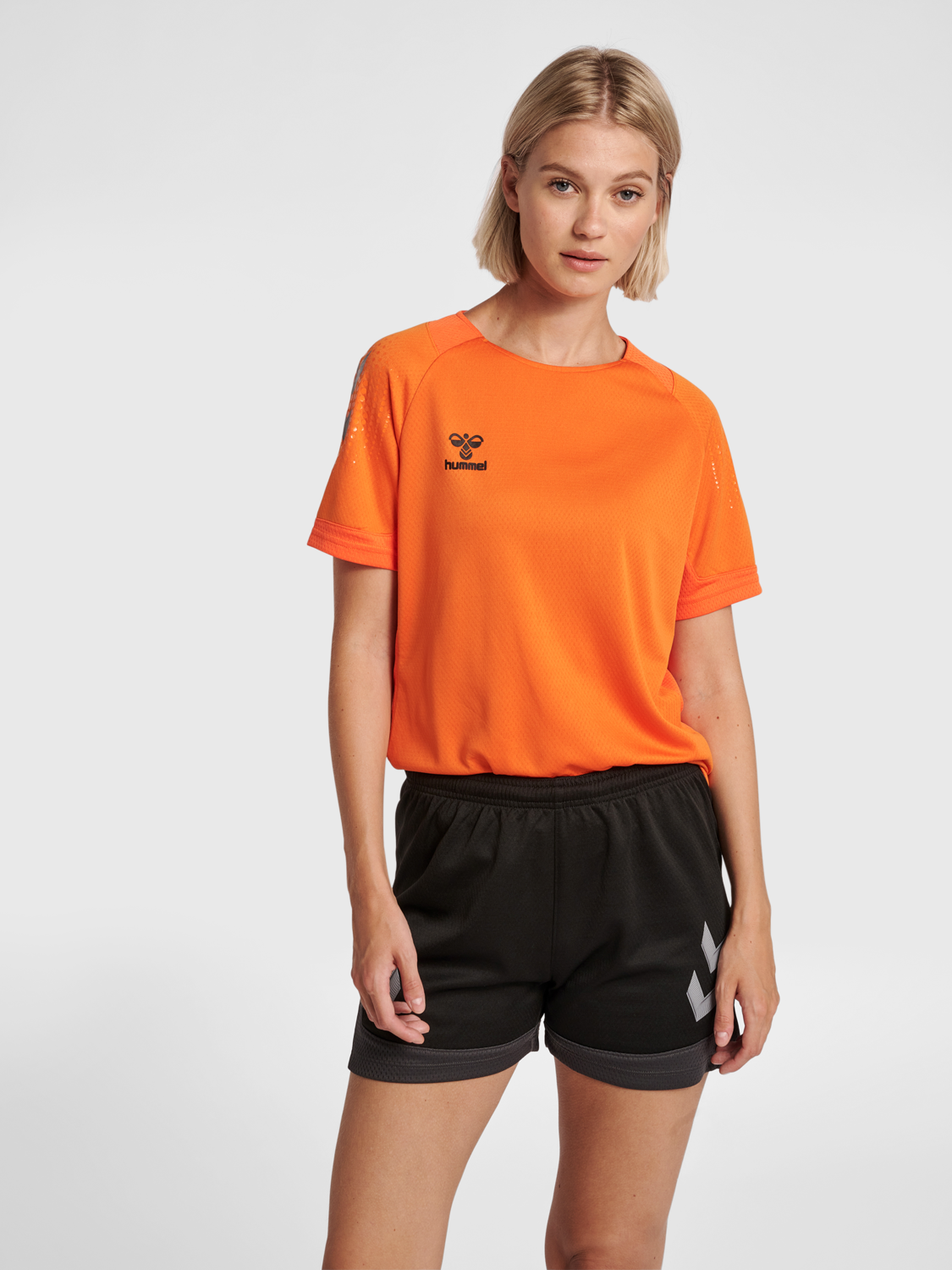 hmlLEAD WOMENS S/S POLY JERSEY
