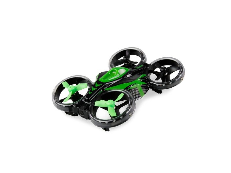 Amewi FightStar Battle Drone Set Grün & Pink, RTF Zwei 2-in-1-Drohnen mit IR-Kampffunktion