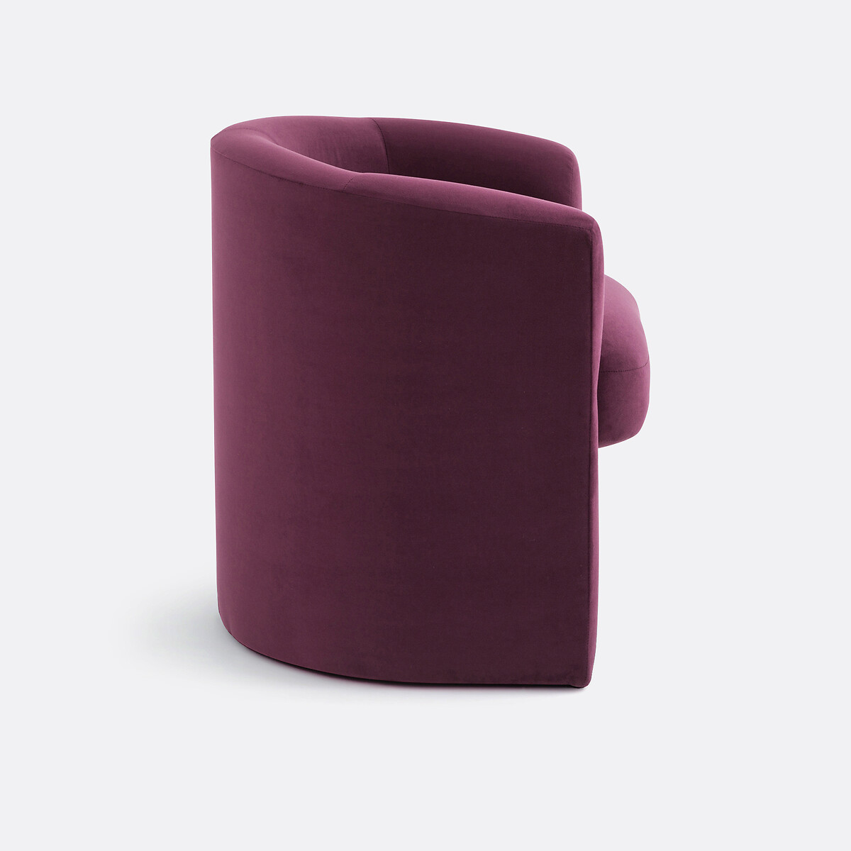 LA REDOUTE INTERIEURS<br>Tafel fauteuil em fluweel, Nolami