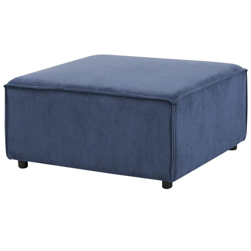 ARDAL - Ottomaan - Donkerblauw - Corduroy