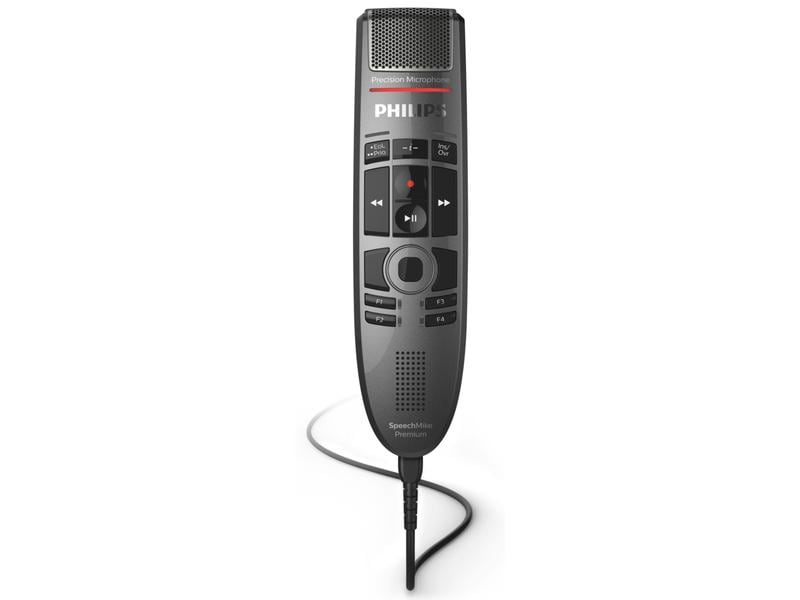 Philips Diktiermikrofon SpeechMike Premium Touch 3800 Diktiermikrofon für erstklassige Aufnahmen