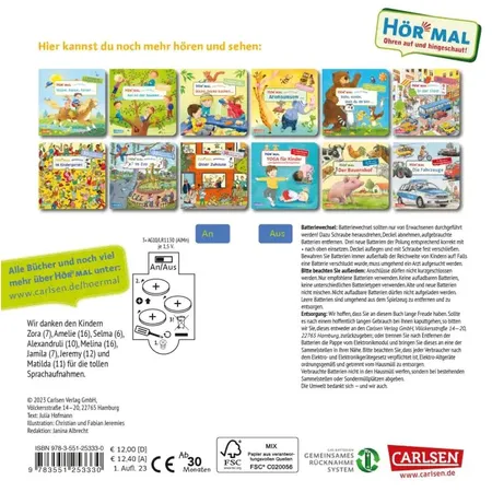 Carlsen Verlag Hör mal (Soundbuch): Wimmelbuch: Has, Has, Osterhas