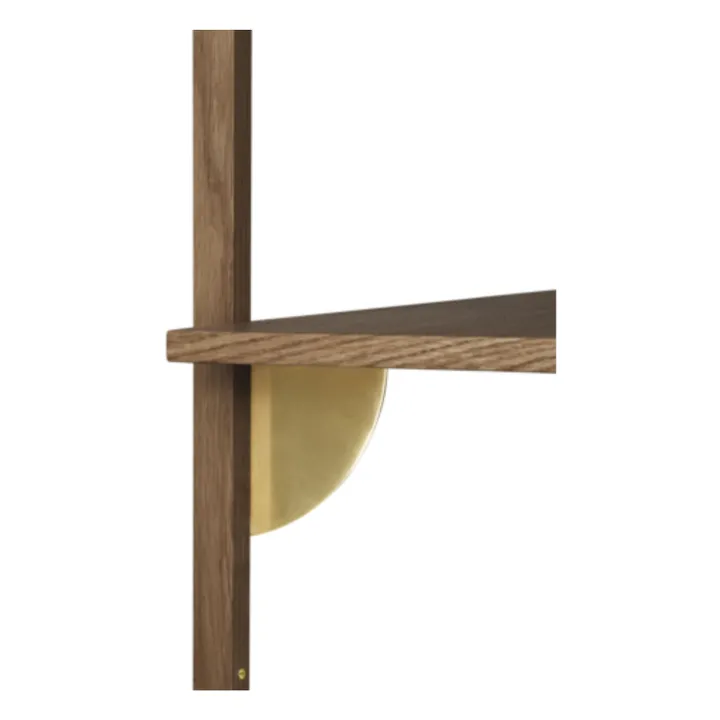 Ferm Living Etagère étroite Sector | Chêne fumé