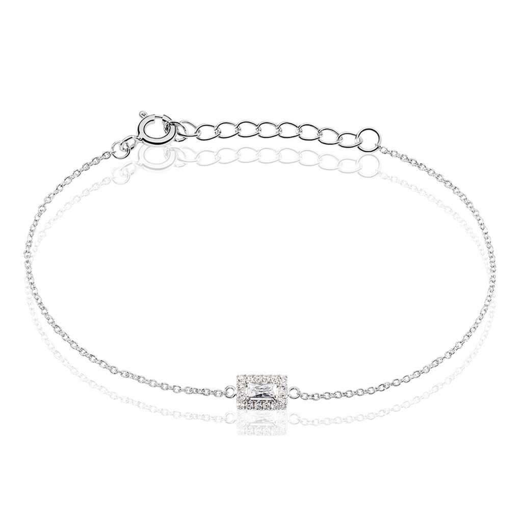 Bracelet Laurine Argent Blanc Oxyde De Zirconium