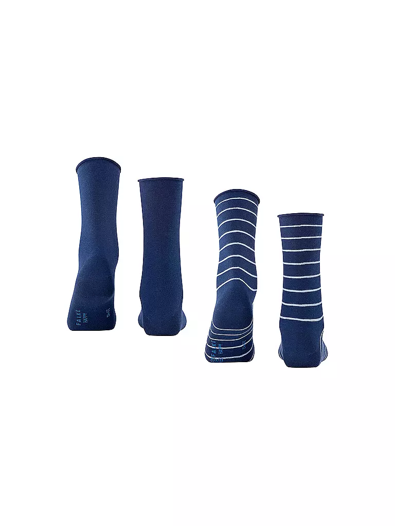 FALKE  Sneakersocken Happy Stripe 2er Pkg royal blue blau
