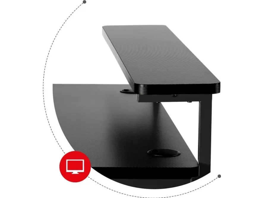 Huzaro Hero 5.0 Black computer gaming desk