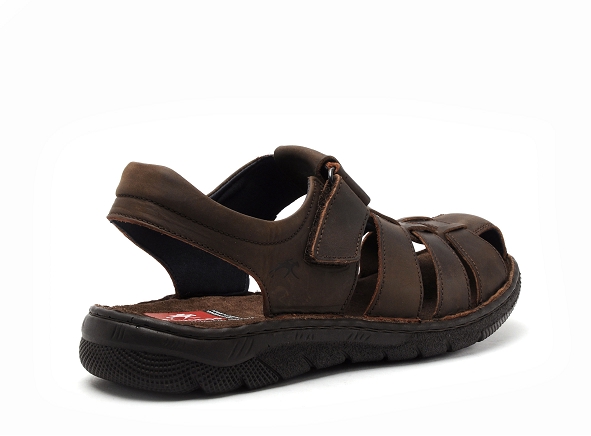 Fluchos nu pieds homme f1754 marron