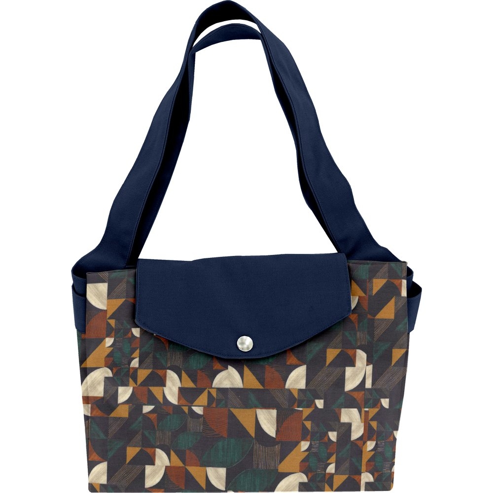Grand Sac Cabas En Tissu Kaléidoscope