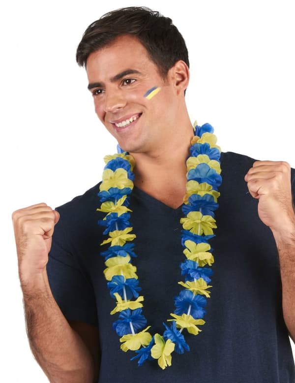 Hawaii supporter Sweden halskjede for voksne.Size-One size