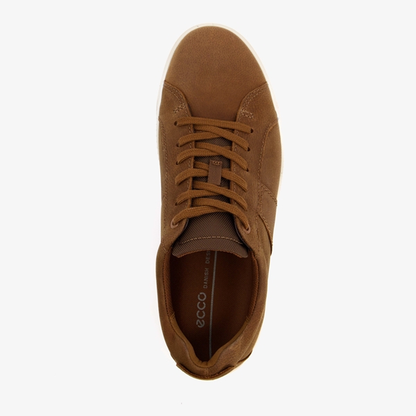 ECCO Byway leren heren sneakers bruin