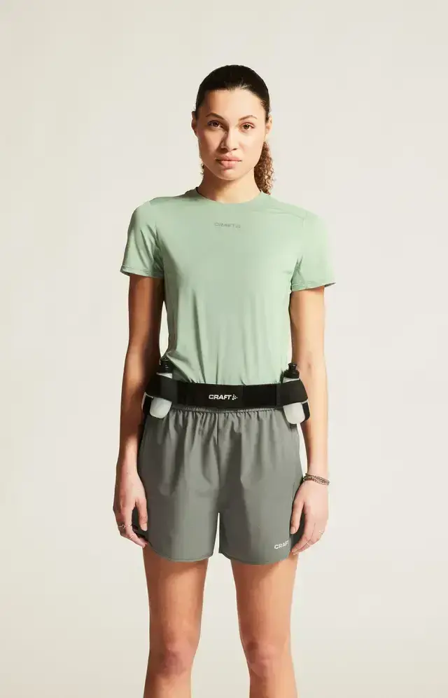 Craft ADV Essence 3 Hardloopshirt Korte Mouwen Blauw/Groen Dames