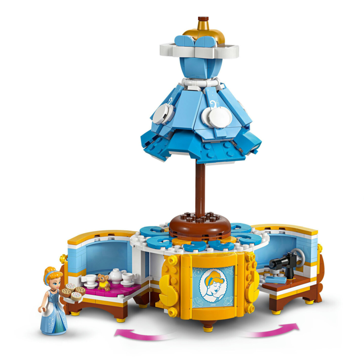 LEGO® ǀ Disney 43266 Princess Cinderellas Kleid - Bauspielzeug mit Figur ab 9 Jahren