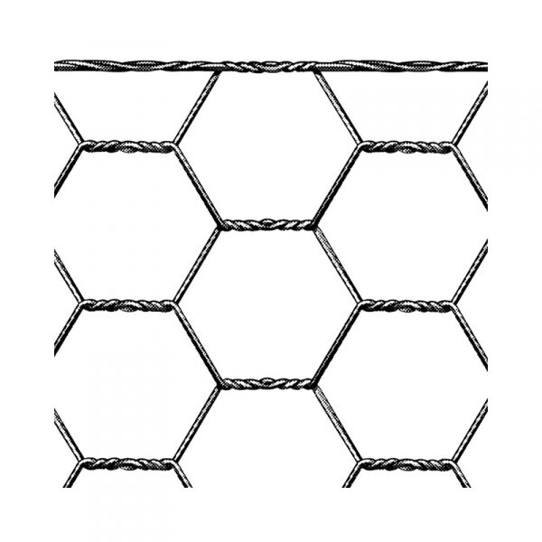 Betafence - Hexanet Trigalv - Zeskantig vlechtwerk gaas - Verzinkt - 50 cm - 53x50x1000 cm - 100 cm