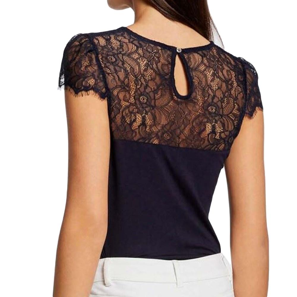 Morgan T-shirt Marine Femme Morgan Giulia