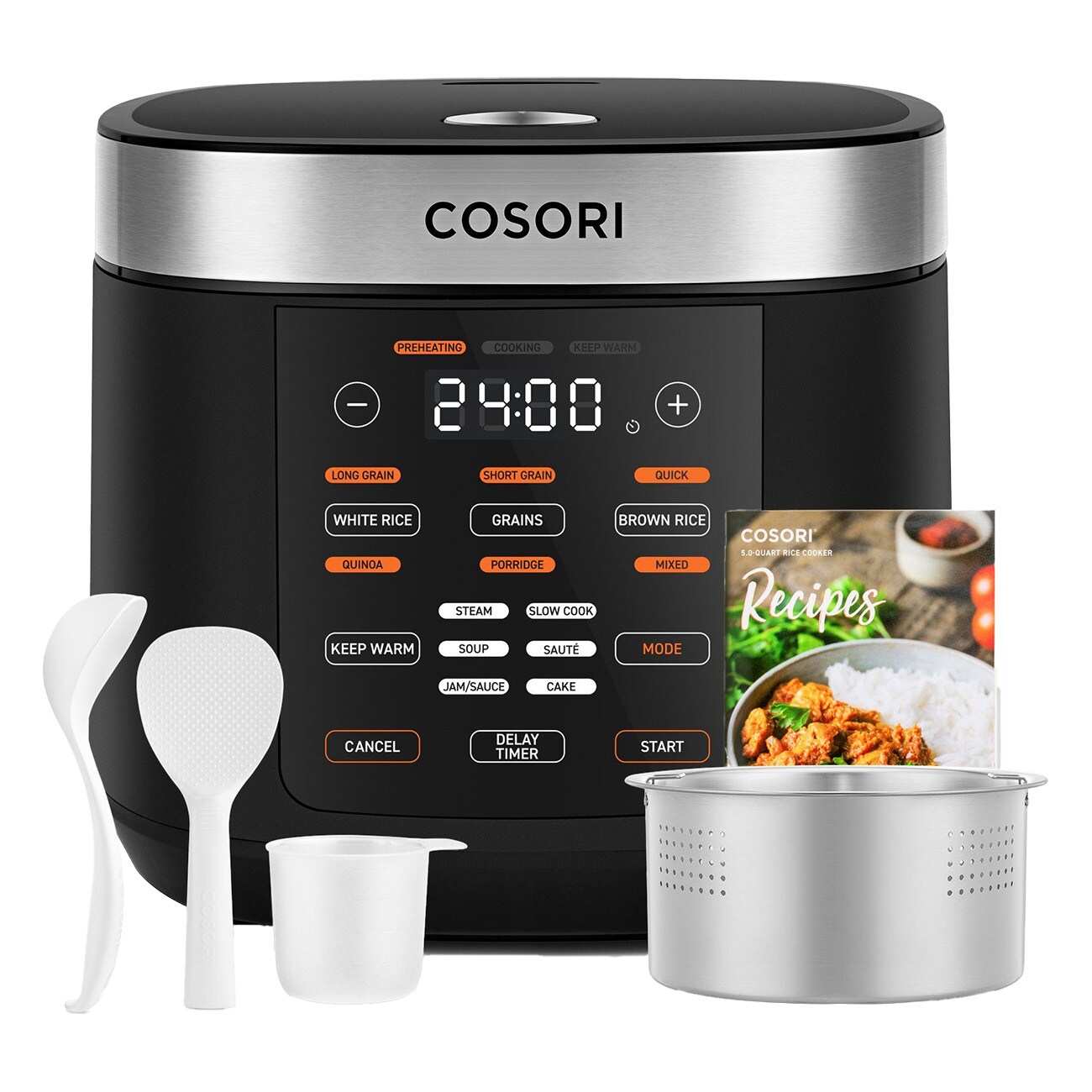 Cosori CRC-R501-KEU Multicooker 5.0 schwarz Reiskocher