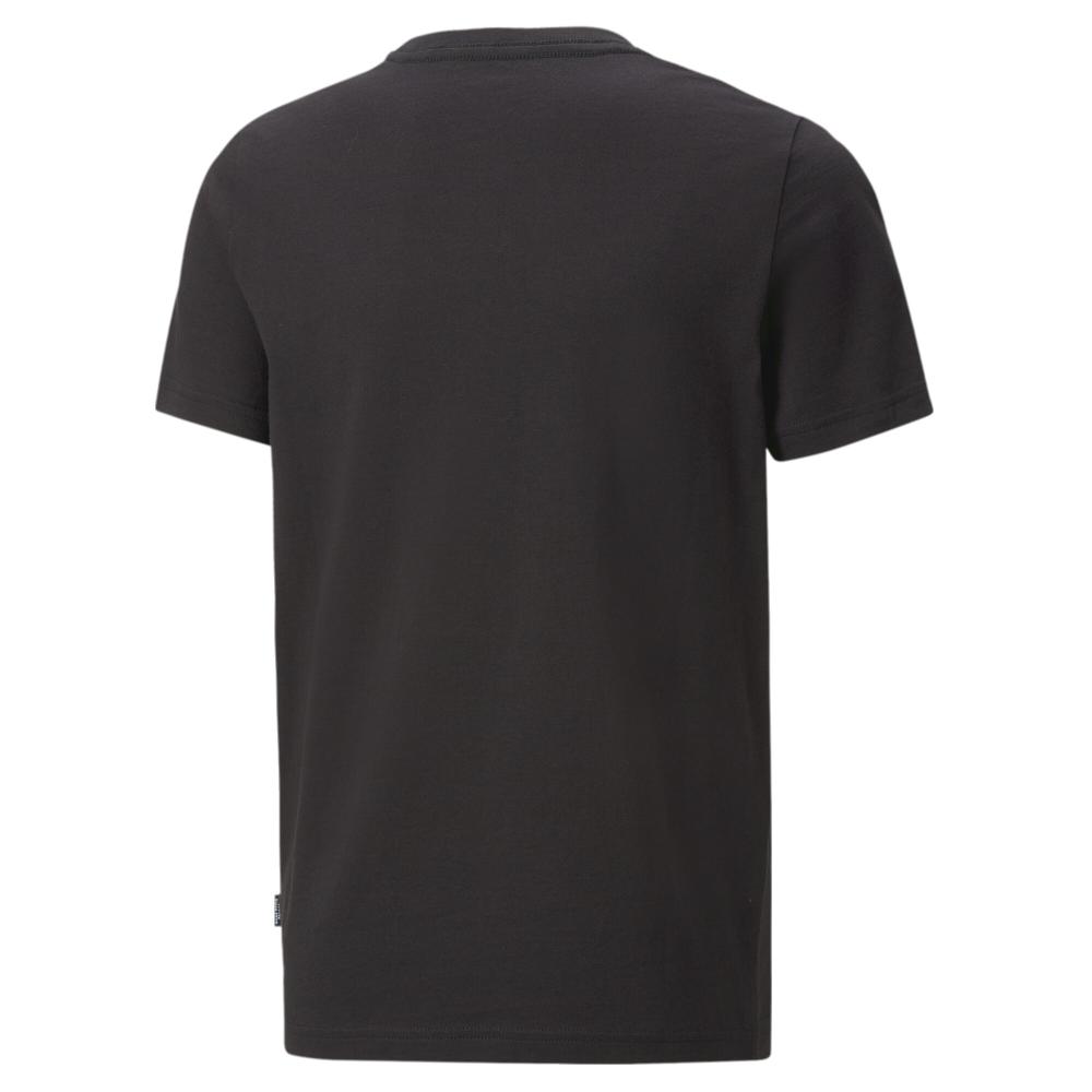 Puma T-Shirt Noir Garçon Puma Essentials Logo 66