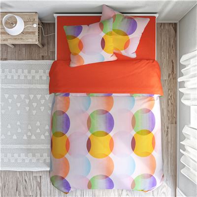 Linge de lit graphique et multicolore - BECQUET CRÉATION