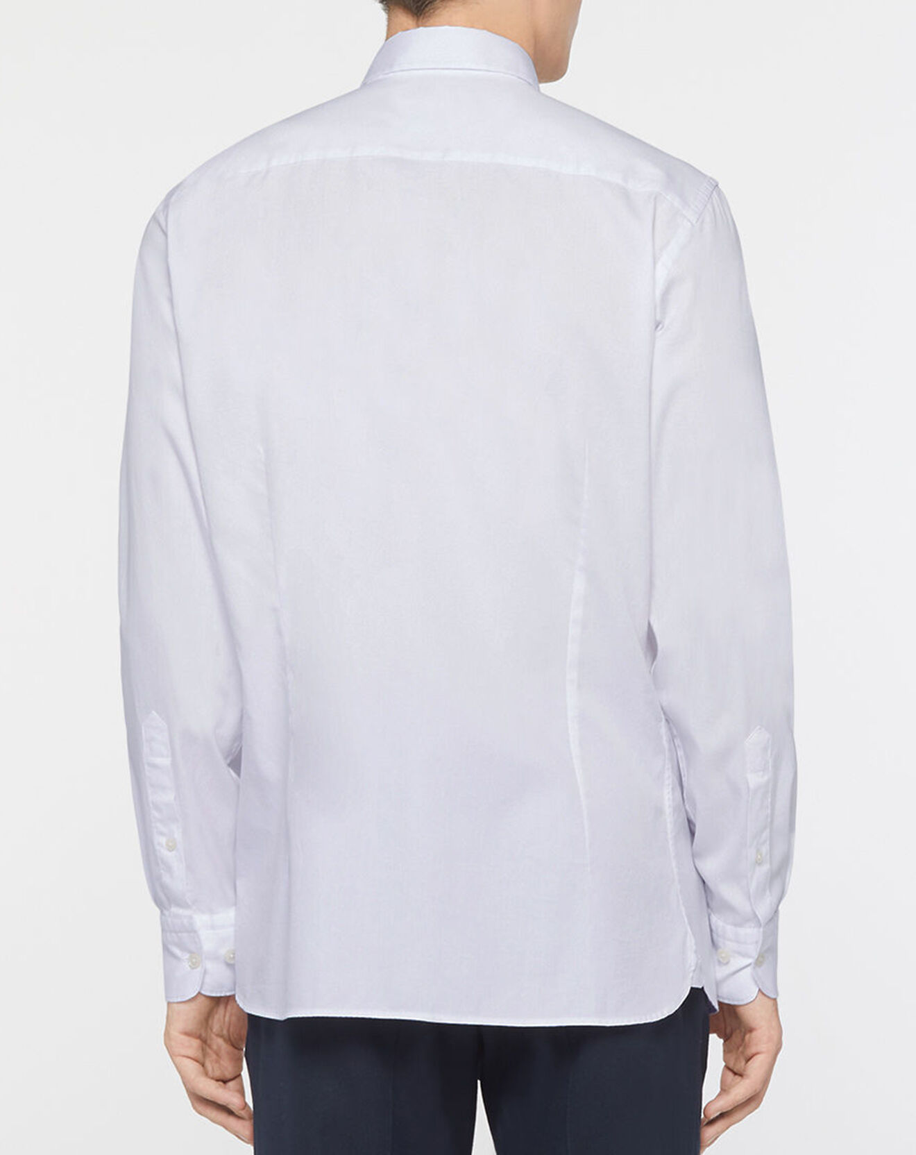 Hackett London Chemise Slim Fit Oxford unie blanche