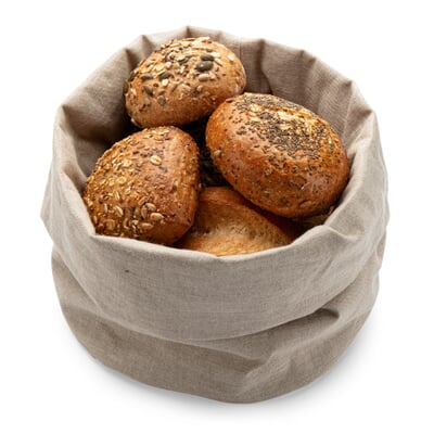 Brotbeutelkorb Leinen