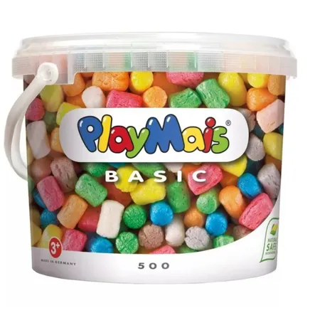 PlayMais Kleiner Eimer Basic mit 500 Stück