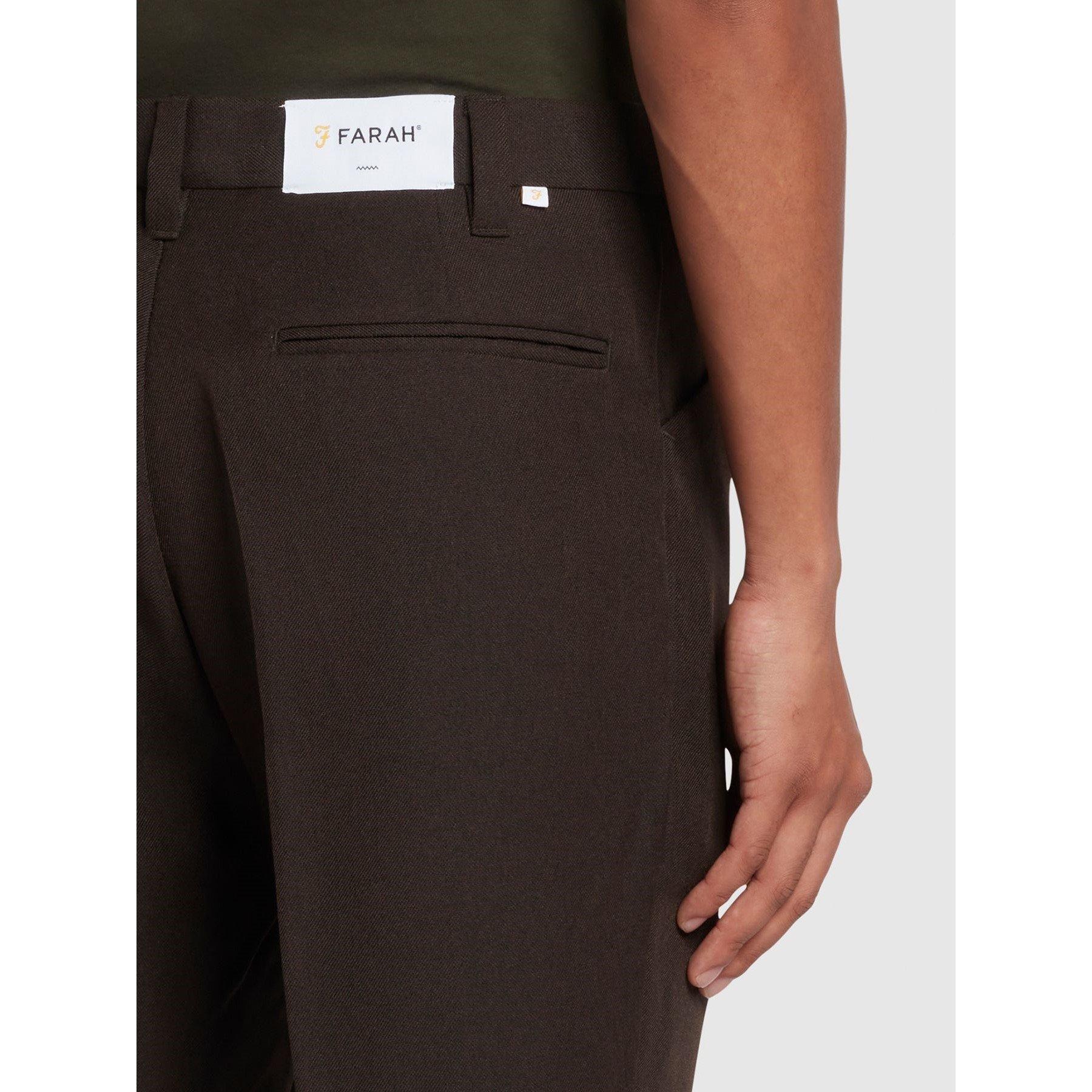 Farah Ladbroke Hopsack Trousers Mens