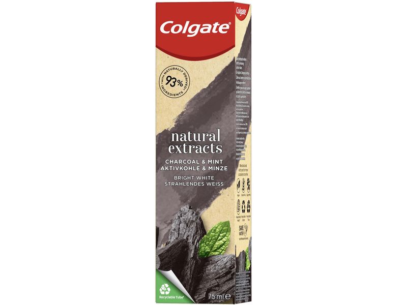 Colgate Zahnpasta Natural extracts Bio 75 ml Zahnpflege Whitening Kohle Eukalyptus