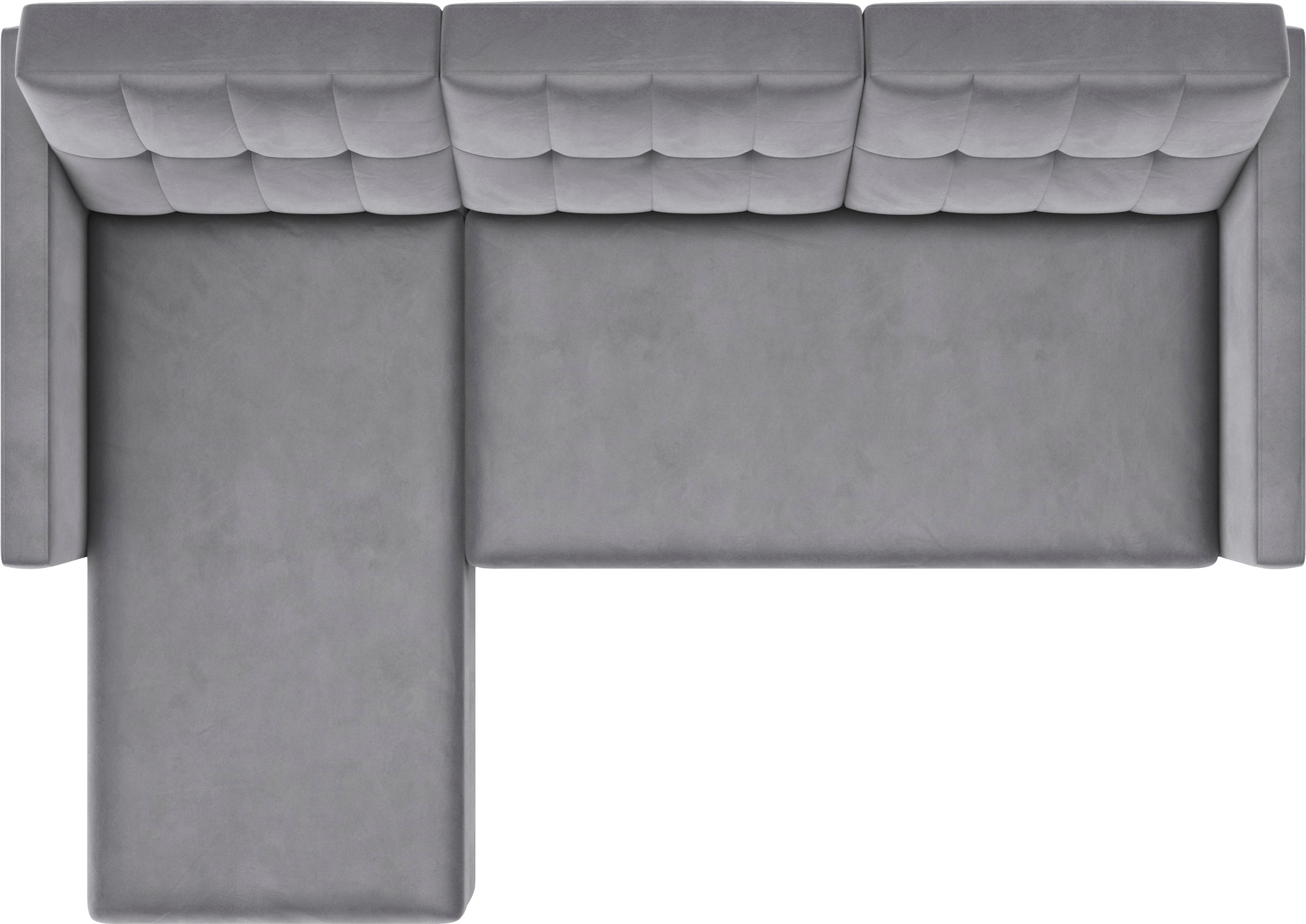 Dorel Home Ecksofa »Hartford II« mit Bettfunktion und Stauraum, Recamiere beidseitig montierbar