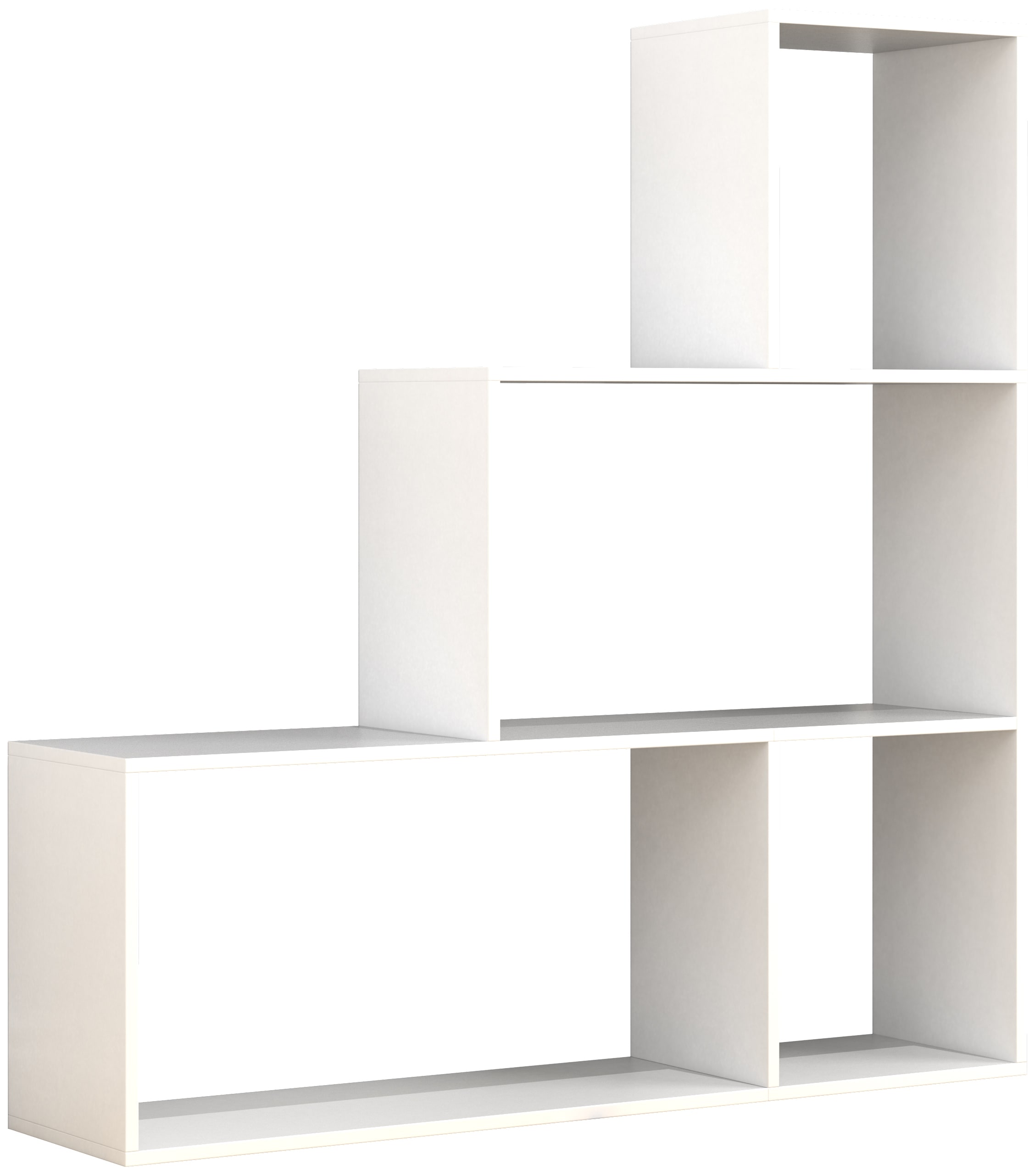 VCM Holz Stand Treppenregal Stufenregal Standregal Raumteiler Bücherregal Dubila M