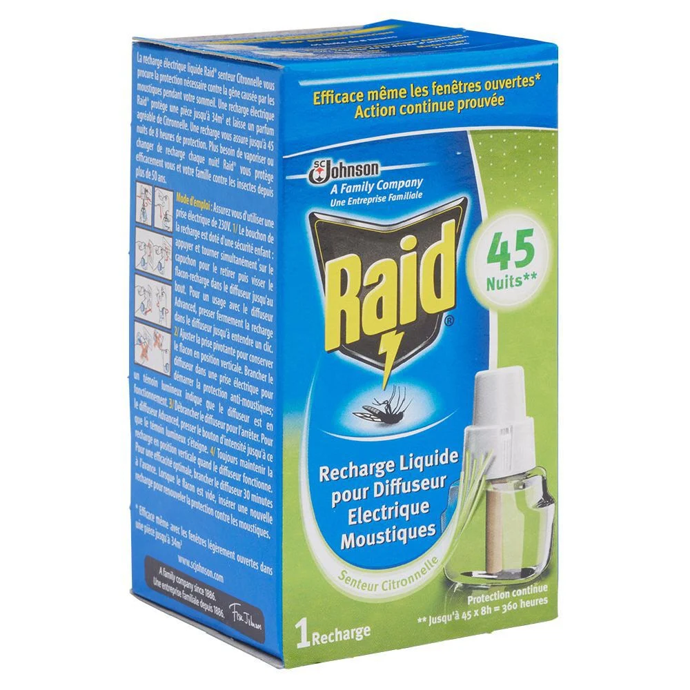 Recharge liquide Raid citronnelle 30ml
