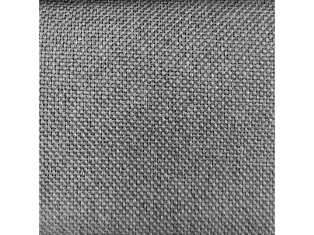 Canapé panoramique convertible 4 places en tissu avec coffre MAHÉ - gris clair