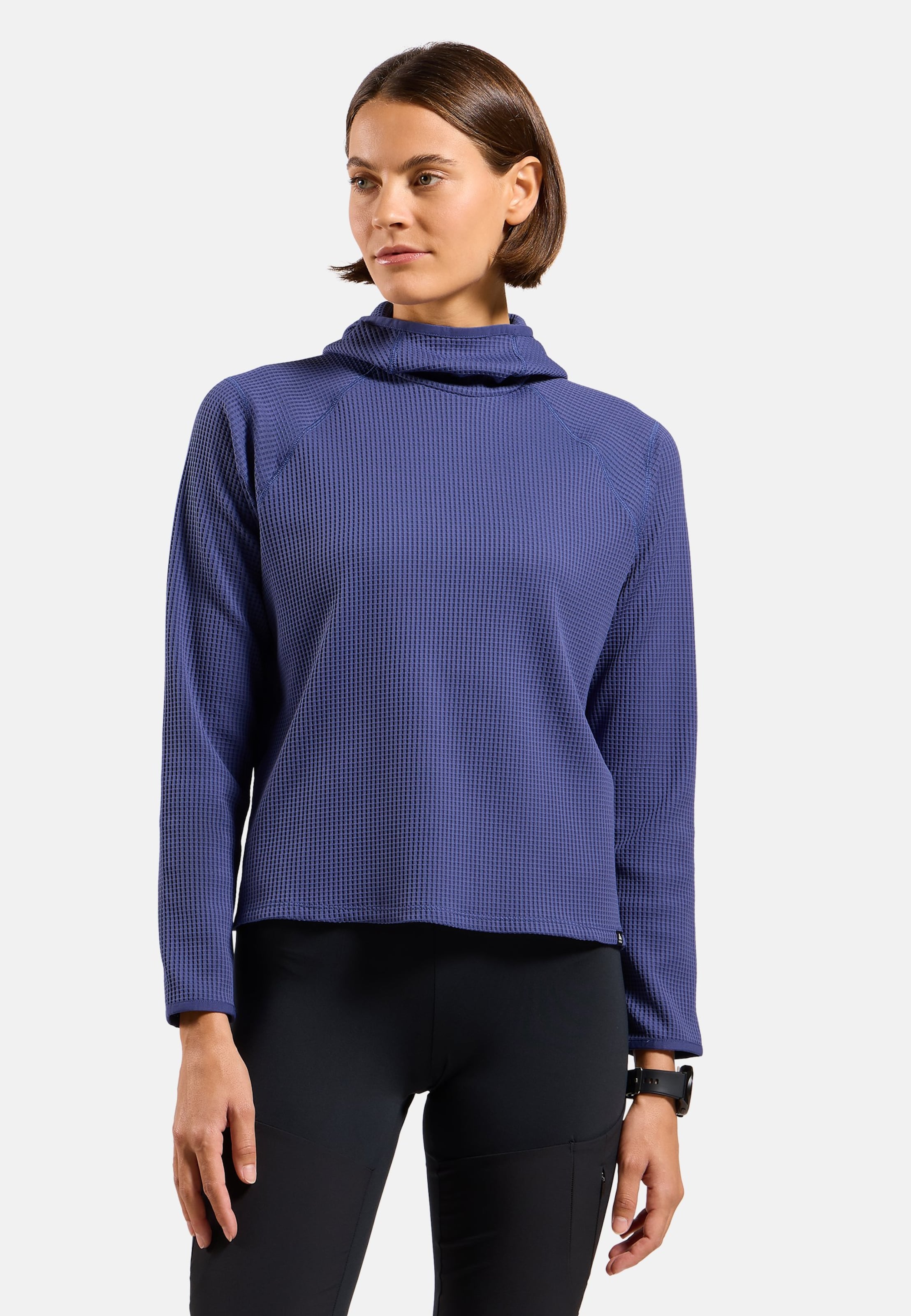 Cubic Multisport Mid Layer mit Kapuze in Skipper Blue