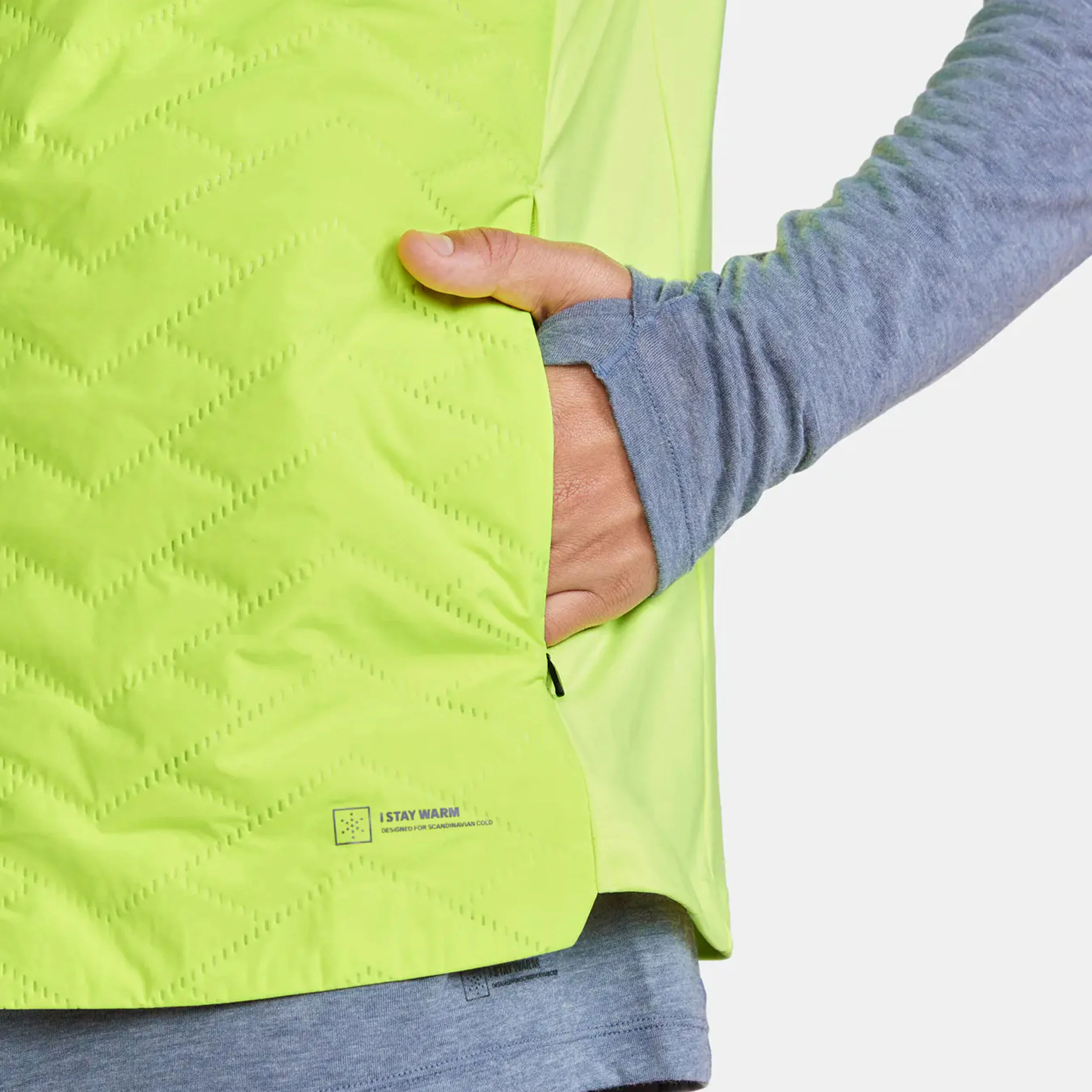 Craft ADV SUBZ Lumen Gilets De Course Hommes - Vert Fluo