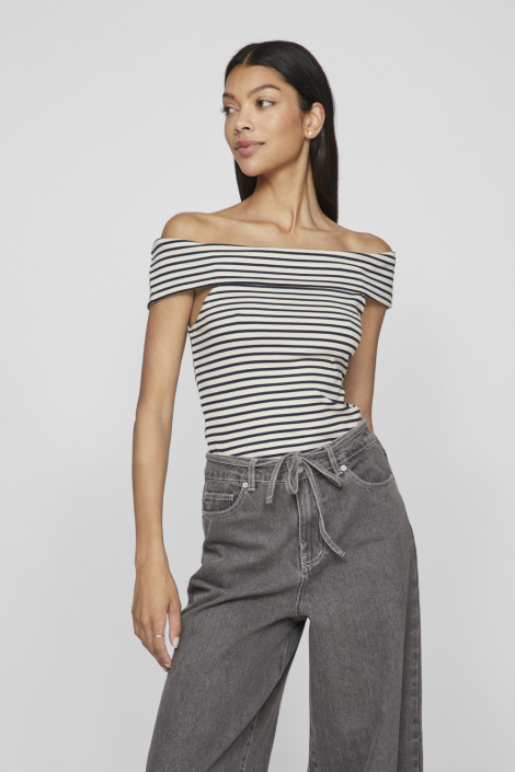 Vila beige dames top