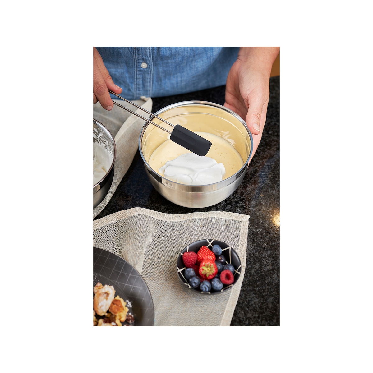 Rösle Dough scraper narrow 26 x 2.75 cm Steel/Black