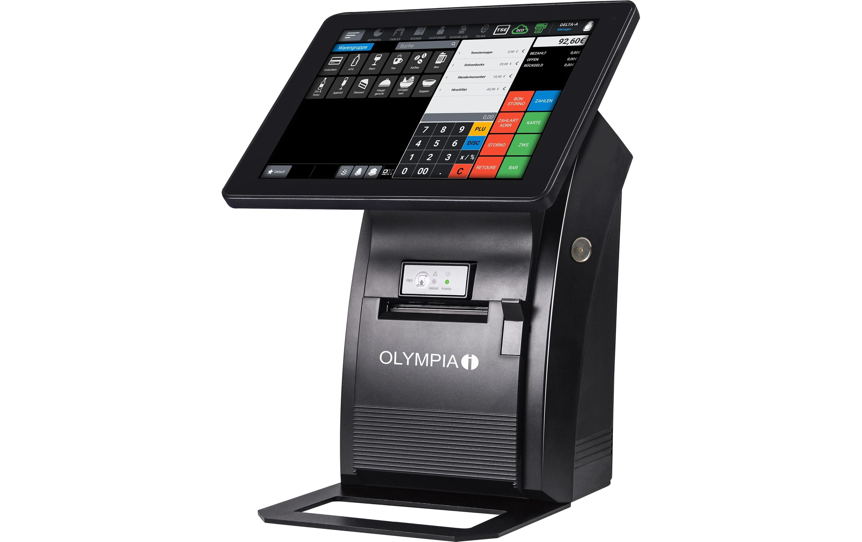 Registrierkasse T210 Schwarz<br>Kassensystem T210