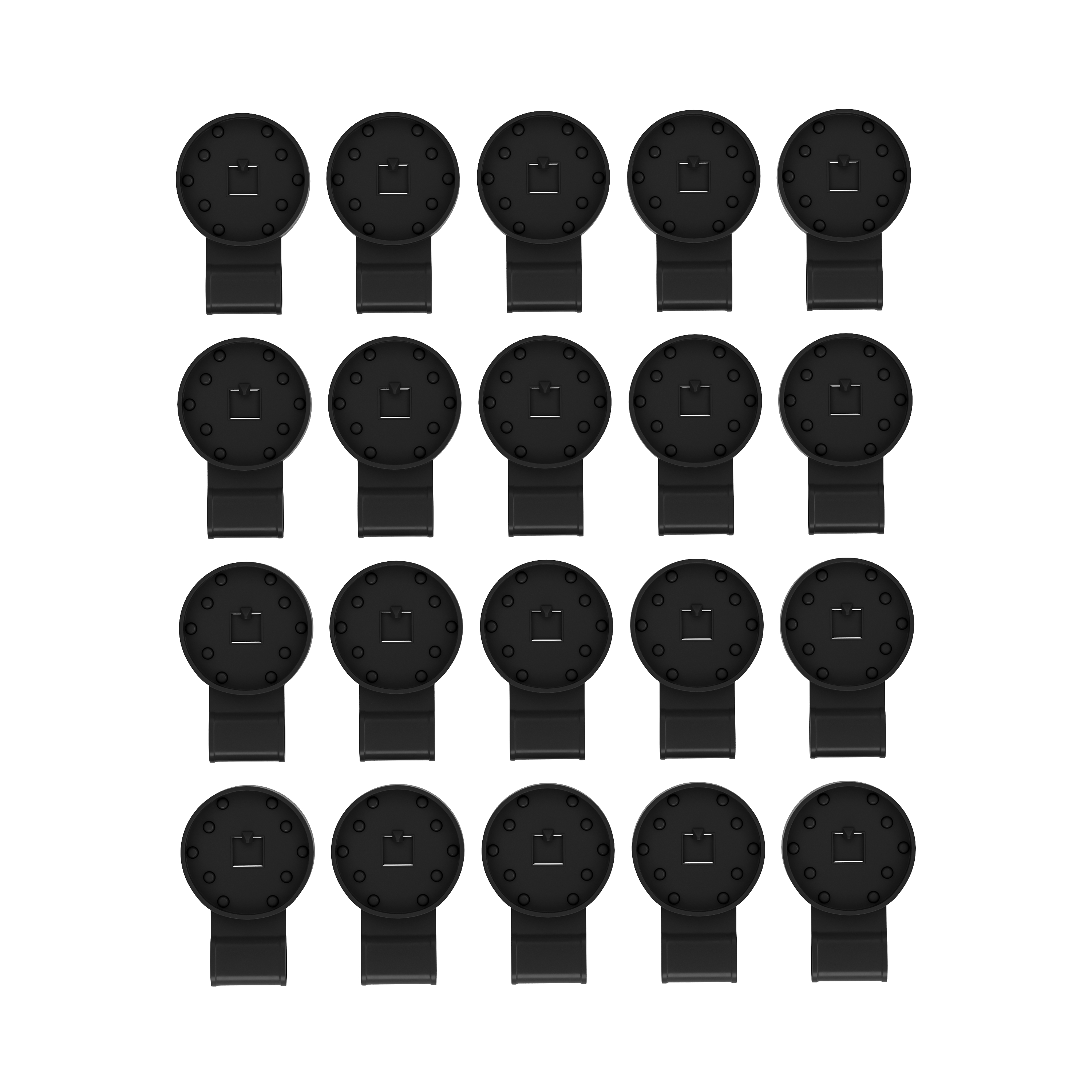 Befestigungsclip Set 20 Stk. schwarz