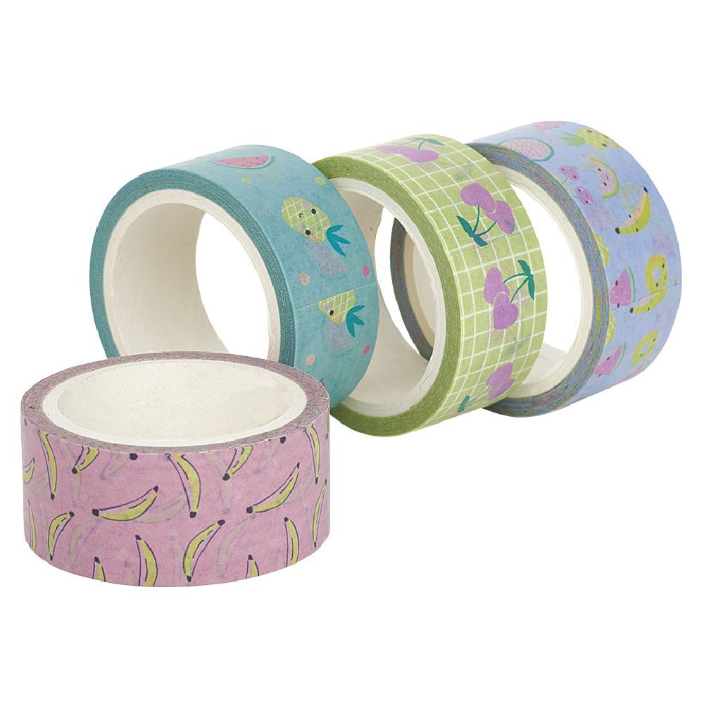 Washi tape fruit ruban adhésif x4