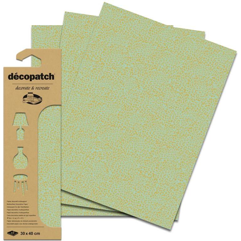 Pochette 3 Feuilles Foil Ref 870 - Vert