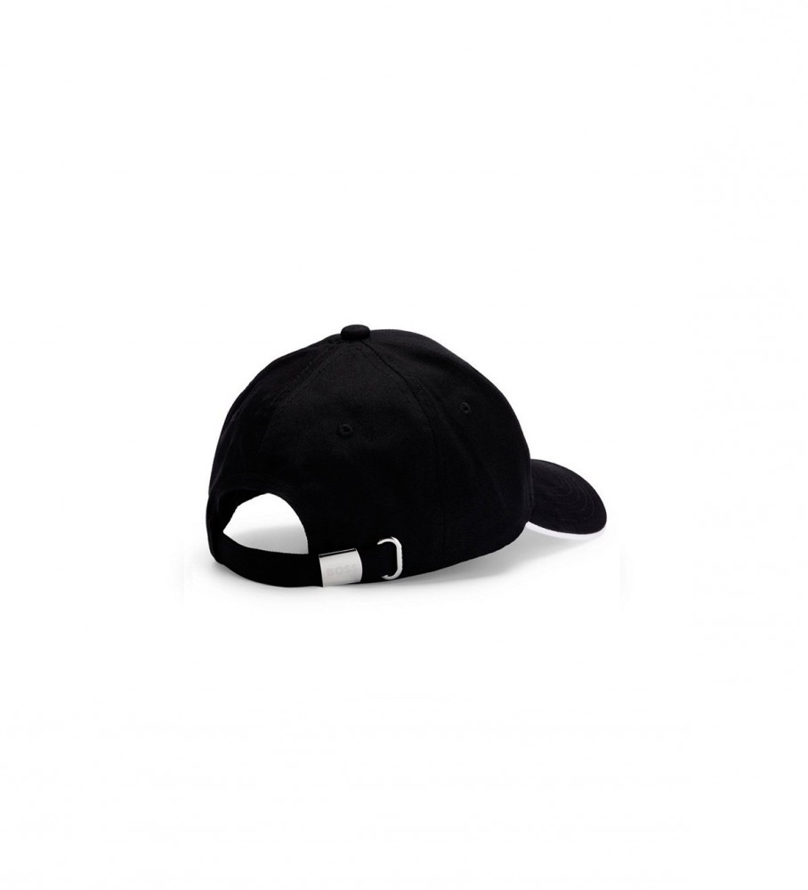 Boné BOSS Curved Logo Twill Preto